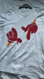 Wit T-shirt met IJsjes Design van qlas, Ophalen, Nieuw, Maat 48/50 (M), Wit