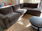 WOOOD hoekbank grijze rib, Huis en Inrichting, Ophalen, Gebruikt, Stof