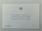 Bedankkaart 2013, Koningin Beatrix 75 jaar, Verzamelen, Koninklijk Huis en Royalty, Zo goed als nieuw, Kaart, Foto of Prent, Verzenden