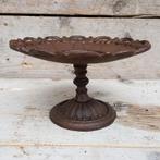 Bruine gietijzeren ronde schaal schaaltje, Overige materialen, Schaal, Verzenden, Rond