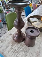 Bronzen kandelaars van riverdale, Antiek en Kunst, Ophalen, Koper of Brons