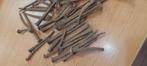 Lot oude smeedijzeren klinknagels/ spijkers, Antiek en Kunst, Antiek | Gereedschap en Instrumenten, Ophalen of Verzenden