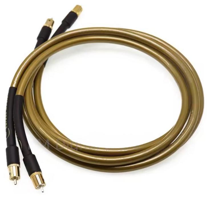 RCA Interlink Kabel - 1 Meter - OFC Koper, Audio, Tv en Foto, Audiokabels en Televisiekabels, Nieuw, Interlink-kabel, Minder dan 2 meter
