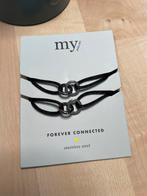 My Jewellery Zwarte forever connected armbandjes Nieuw, Ophalen of Verzenden, Nieuw, Zwart