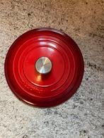 Creuset deksel nieuw! Rood mt 24 cm diameter, Huis en Inrichting, Nieuw, Overige materialen, Koekenpan of Braadpan, Ophalen of Verzenden