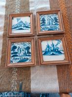 4 echte antieke tegeltjes, Antiek en Kunst, Antiek | Wandborden en Tegels, Ophalen