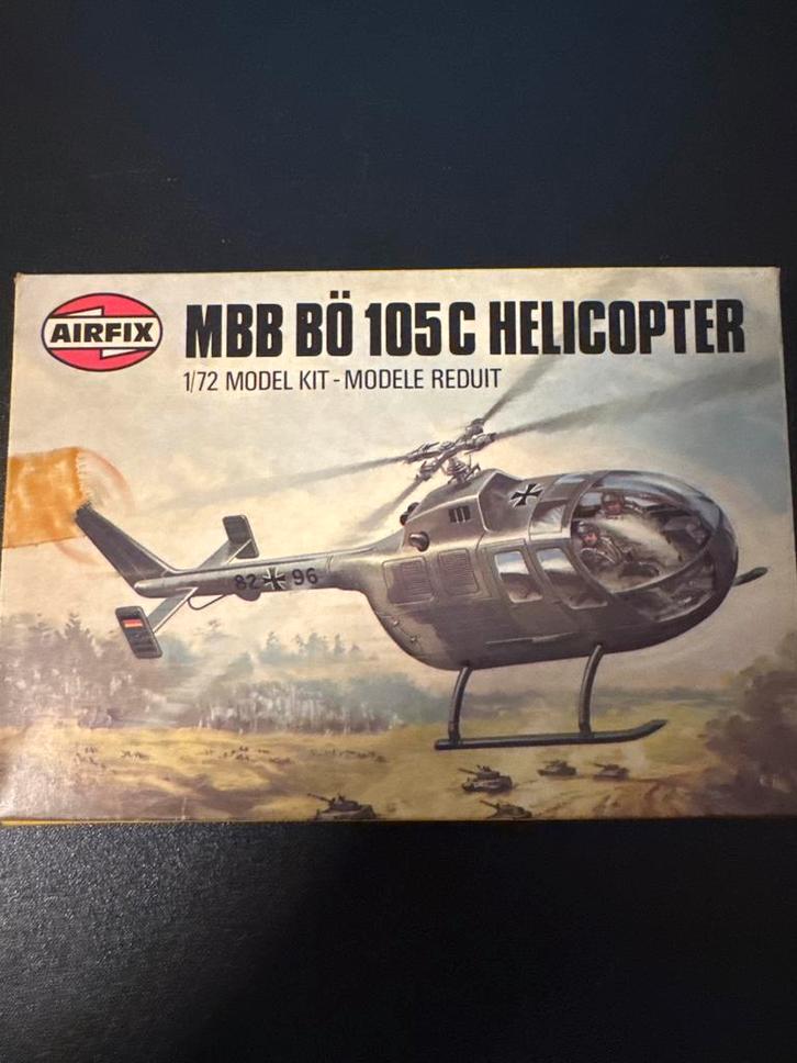 Airfix BO-105C 1/72 modelbouwdoos - Nieuw!, Hobby en Vrije tijd, Modelbouw | Vliegtuigen en Helikopters, Nieuw, Helikopter, 1:72 tot 1:144