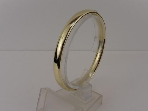 Goud op zilveren slavenarmband                           G19, Sieraden, Tassen en Uiterlijk, Armbanden, Gebruikt, Overige materialen