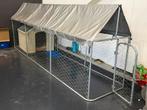 Buitenren Hondenkennel 400x100x150 cm., Dieren en Toebehoren, Hondenhokken, Ophalen, Zo goed als nieuw, 110 cm of meer, 100 cm of meer