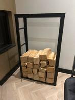 Hout opslag rek brandhout, Huis en Inrichting, Minder dan 50 cm, Ophalen of Verzenden, Zo goed als nieuw, Minder dan 100 cm