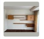 vintage houten wandkast wandsysteem, Ophalen, 250 tot 300 cm, Gebruikt, Minder dan 100 cm