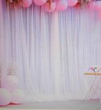 Achtergrond gordijnen ,backdrop hoes ,bloemen, Ophalen of Verzenden, Nieuw, Versiering, Overige