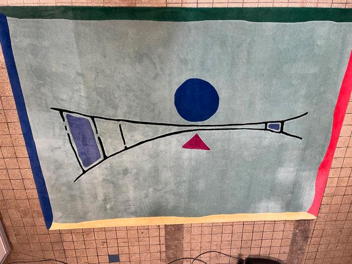 Design Vloerkleed Wol - 255x190cm, Huis en Inrichting, Stoffering | Tapijten en Kleden, Gebruikt, 150 tot 200 cm, 200 cm of meer