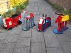 Houten Draaimolen Set - Auto, Olifant, Vrachtwagen, Eland, Ophalen, Gebruikt, Jongen of Meisje