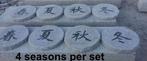 granieten stapstenen met chinese 4 jaargetijden, Tuin en Terras, Tuinbeelden, Steen, Ophalen