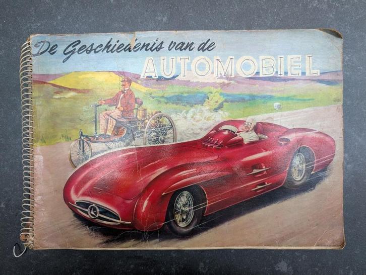 plaatjesalbum "Geschiedenis van de automobiel", Boeken, Prentenboeken en Plaatjesalbums, Gelezen, Plaatjesalbum, Ophalen of Verzenden