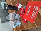 Coca cola set alles nieuw ., Ophalen of Verzenden, Zo goed als nieuw, Reclamebord