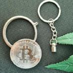 Verwisselbare Munt sleutelhanger incl. Bitcoin, Verzamelen, Sleutelhangers, Ophalen, Nieuw
