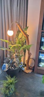 Houten sta lampen, boomstam lamp, Ophalen, Halfschaduw, Minder dan 100 cm