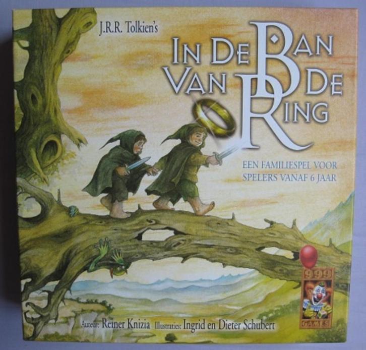 In de Ban van de Ring (van Reiner Knizia) 999 Games, Hobby en Vrije tijd, Gezelschapsspellen | Bordspellen, Zo goed als nieuw