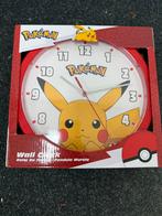 Pokémon Wandklok - Pikachu Design!, Ophalen of Verzenden, Nieuw, Analoog, Wandklok