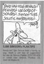 SIMSON reclame van Toon van Driel, Verzamelen, Ophalen of Verzenden, Reclamebord