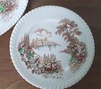 6 Vintage schotels Johnson Bros England, Castle on the Lake, Huis en Inrichting, Keuken | Servies, Ophalen of Verzenden, Zo goed als nieuw