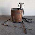 Koperen rugspuit gifspuit plantenspuit, Antiek en Kunst, Ophalen of Verzenden