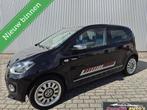 Volkswagen Up! 1.0 high up! Black! 75 pK, Auto's, Stof, Gebruikt, 4 stoelen, Zwart