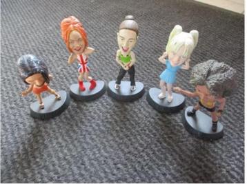 5 SPICE GIRLS POWER FIGUURTJES+GROOT FIGUUR beschikbaar voor biedingen