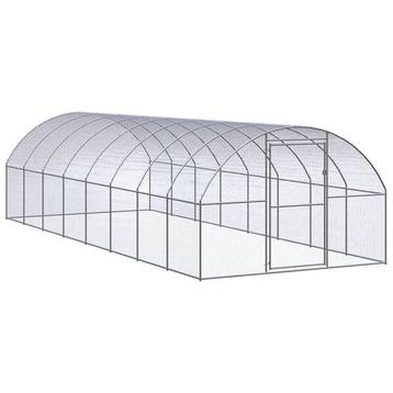 Kippenren 3x8x2 m gegalvaniseerd staal €410 beschikbaar voor biedingen