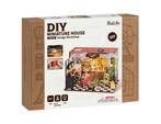Robotime Garage Workshop DG165 Bouwpakket Nieuw, Groter dan 1:32, Nieuw, Ophalen of Verzenden, Robotime