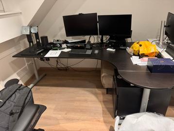 Ikea galant hoekbureau 220x150 - afbeelding 1