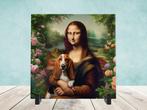 Keramische Tegel - Mona Lisa met Basset Hound, Verzenden, Nieuw