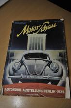 auto tijdschrift Motor Schau 1939, Boeken, Ophalen of Verzenden, Gelezen, Volkswagen