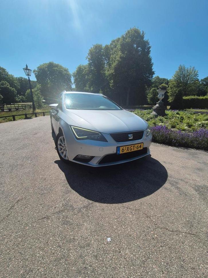 Seat Leon 1.6 TDI 81KW ST 2014 Nieuw APK, Auto's, Seat, Particulier, Leon, Diesel, A, Stationwagon, Handgeschakeld, Origineel Nederlands