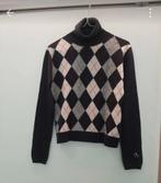 Donaldson dames trui, col, geruit, blauw, wol, angora, small, Blauw, Donaldson, Ophalen of Verzenden, Zo goed als nieuw