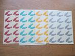 STICKERS VOETSTAP, Ophalen of Verzenden, Nieuw, Meerdere stickers