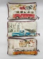 Kerstkussens - Sierkussens AKTIE 3 STUKS VOOR 7.50 EURO, Huis en Inrichting, Ophalen, Nieuw, Overige kleuren, Rechthoekig