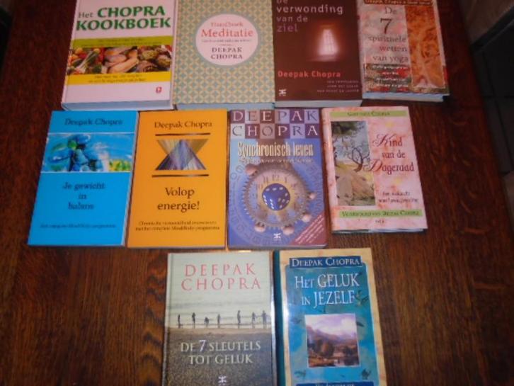 Deepak Chopra 14 boeken, Boeken, Esoterie en Spiritualiteit, Zo goed als nieuw, Overige typen, Spiritualiteit algemeen, Ophalen of Verzenden