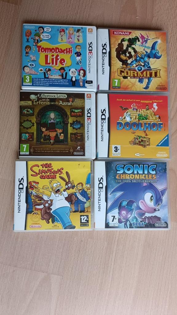 Set  6 Nintendo-spellen DS & 3DS zeldzame titels inbegrepen, Spelcomputers en Games, Games | Nintendo 2DS en 3DS, Zo goed als nieuw