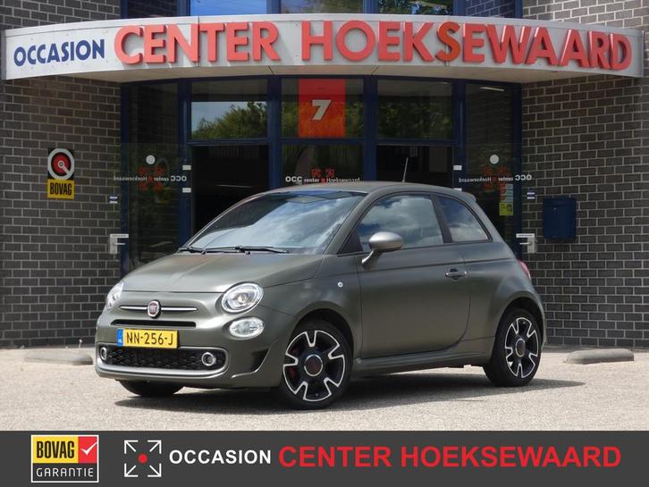 FIAT 500 TwinAir Turbo 80pk Sport | Mat Groen | Uniek! | Uco, Auto's, Fiat, Bedrijf, Te koop, ABS, Airbags, Airconditioning, Centrale vergrendeling