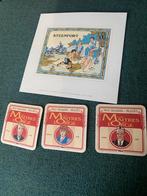 Meesters van de gerst ex libres bierviltjes prent, Eén stripboek, Ophalen of Verzenden, Zo goed als nieuw, Vallès