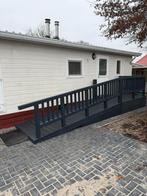 Rolstoelbaan opstap trap entree chalet, tinyhouse, woonwagen, Ophalen of Verzenden, Nieuw, Hout