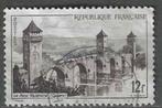 Frankrijk 1955 - Yvert 1039 - Pont Valentre in Cahors (ST), Verzenden