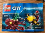 Legoset legocity 60090. Scubadiver en inktvis!, Complete set, Ophalen of Verzenden, Lego, Zo goed als nieuw