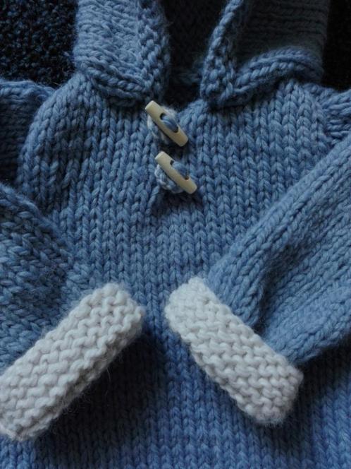 Nieuw gebreid vestje-truitje 3 mnd (mt 56-64). Made by Jelly, Kinderen en Baby's, Babykleding | Maat 56, Nieuw, Jongetje of Meisje