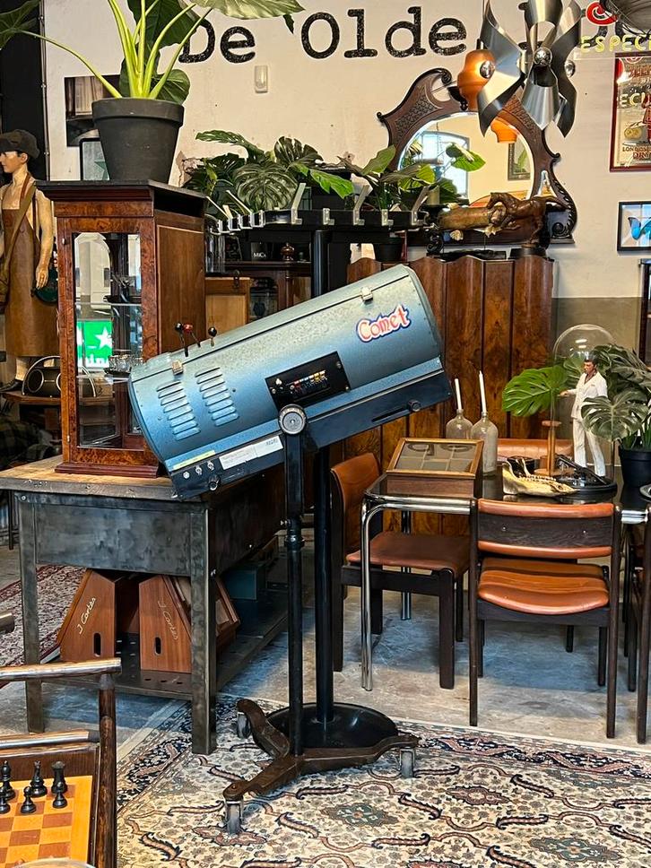 Schittetende Amerikaanse filmlamp, Comet NY, Antiek en Kunst, Antiek | Lampen, Ophalen of Verzenden