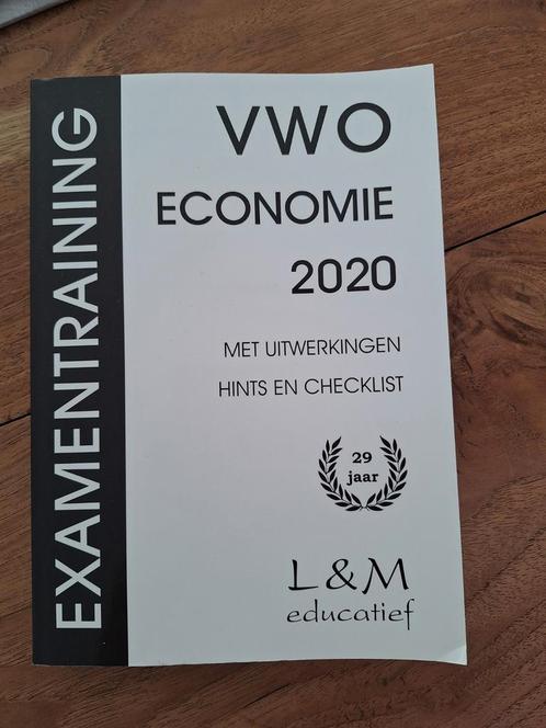 Examentraining Vwo Economie 2020, Boeken, Schoolboeken, Gelezen, Nederlands, VWO, Ophalen of Verzenden