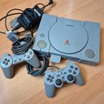 Sony Playstation 1 met twee controllers, Ophalen of Verzenden, Gebruikt, Met 2 controllers